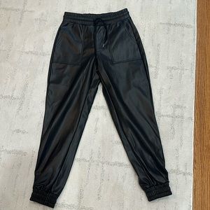 BCBG generation leather joggers size xs